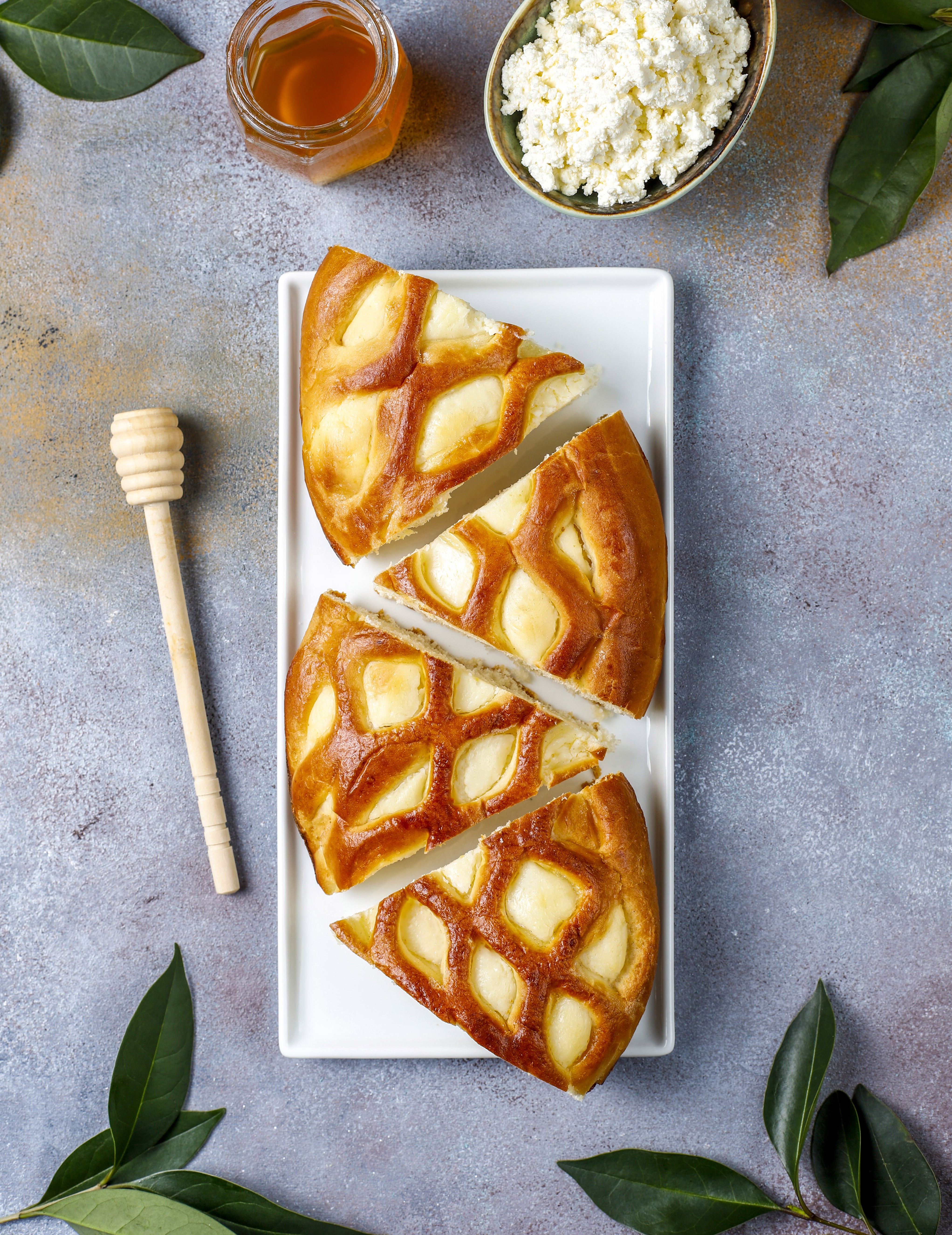 Ginger Honeycomb Tart